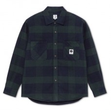 Camisa Manga Larga Polar Mike LS Flannel Shirt Verde Azul
